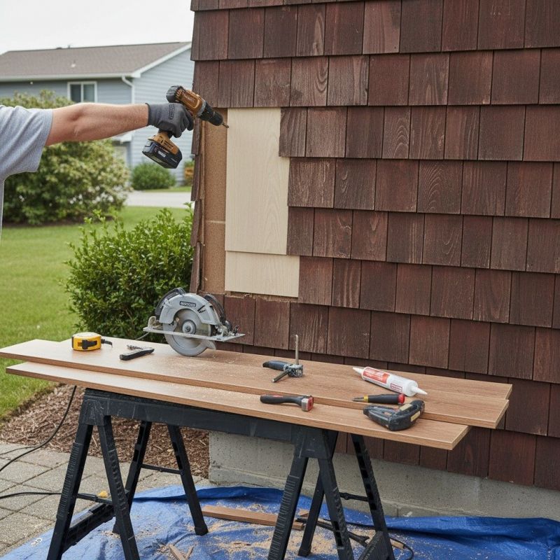 Composite Siding Installation