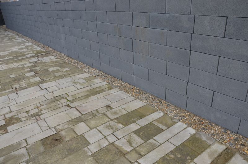 Concrete Blocks Installation