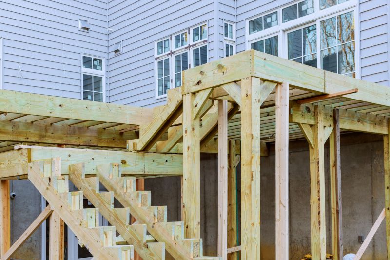 Ground Level Deck Construction