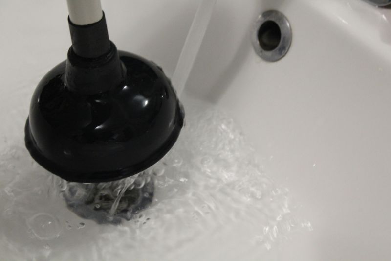Sink Unclogging